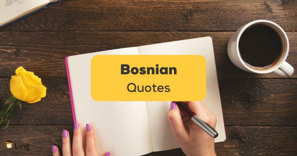 Bosnian quotes-ling-app-hand writing