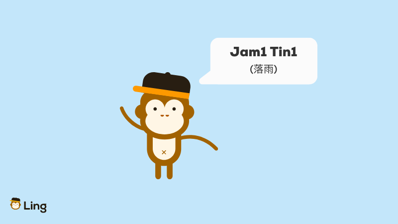 Cantonese Weather Vocabulary Jam1 Tin1