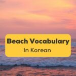 Exploring 35+ Korean Beach Vocabulary Ling