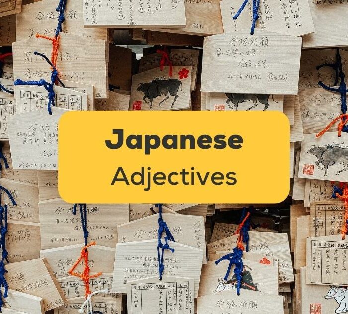 Japanese adjectives-ema wooden plaques