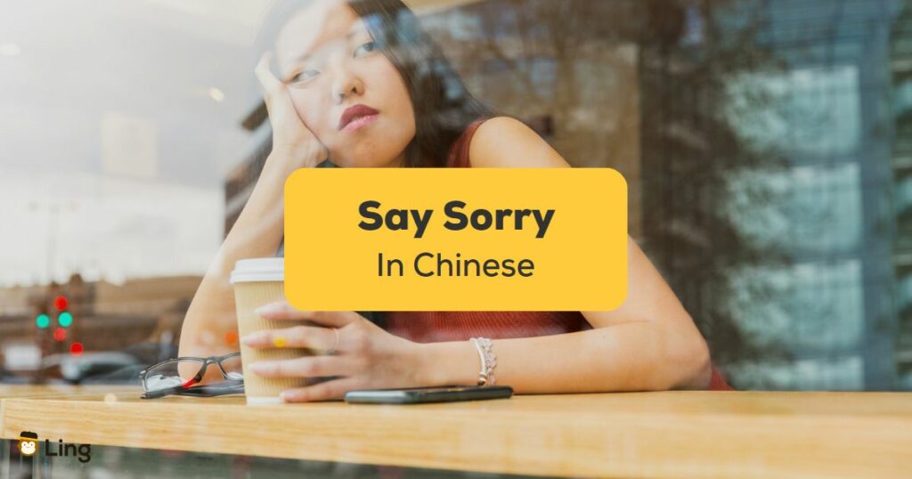 Sorry in Chinese - Ling