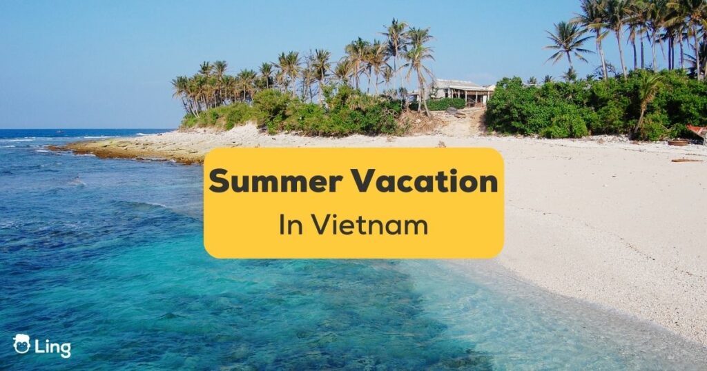 summer vacation in vietman ling app beach