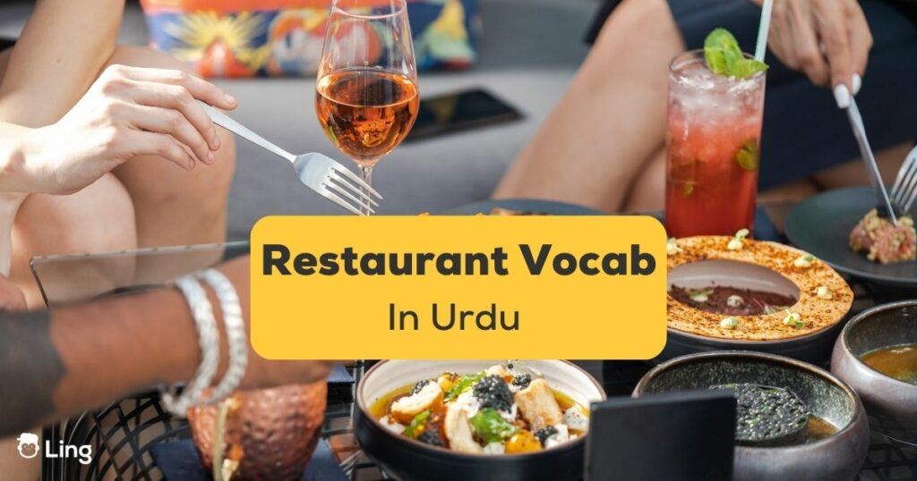 Urdu Restaurant Vocabulary Ling