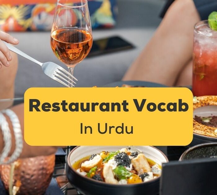 Urdu Restaurant Vocabulary Ling