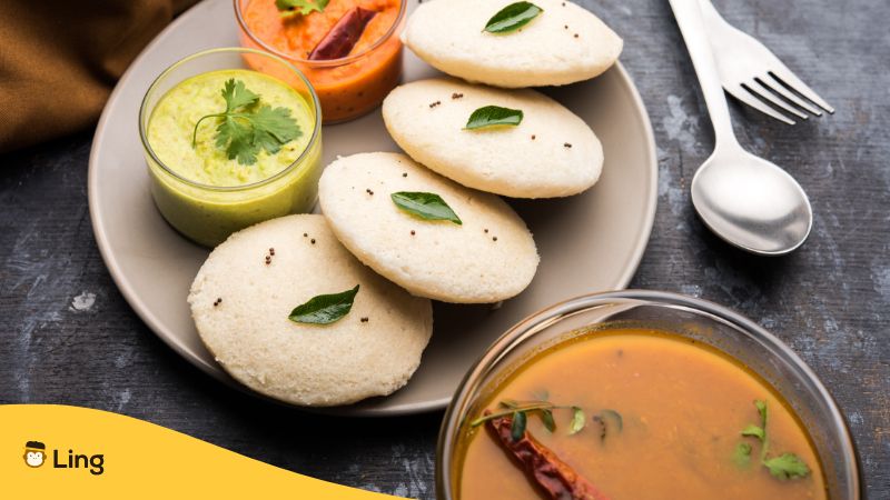 Vocabulary About Food In Tamil - Idli