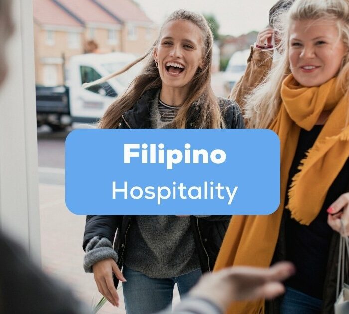 Filipino hospitality is part of the Filipino culture.