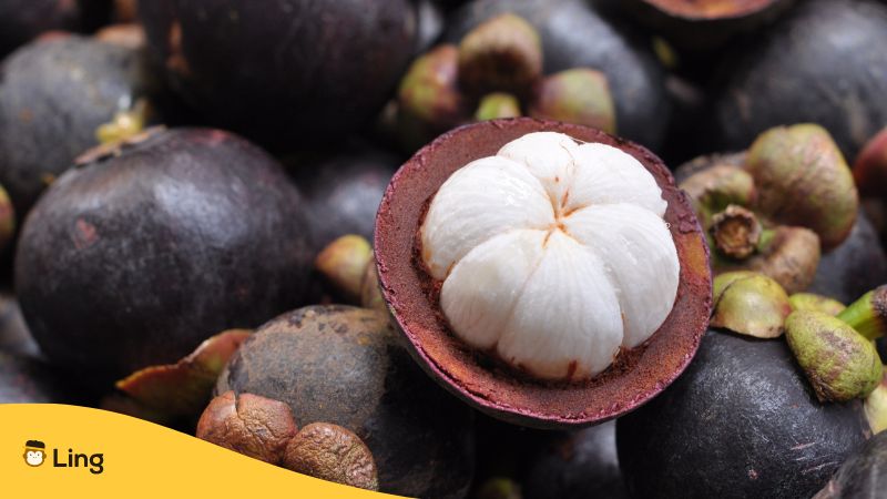 The mangosteen is queen when it comes to fruits in Malay!