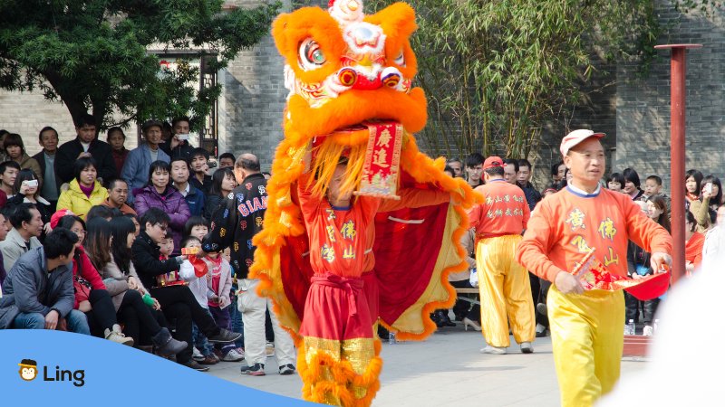 Hong Kong people believe that the Lion Dance brings good luck.