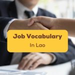 Lao Job Vocabulary - Ling app