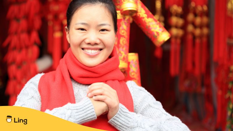 Chinese Adjectives Ling App Happy Chinese Girl