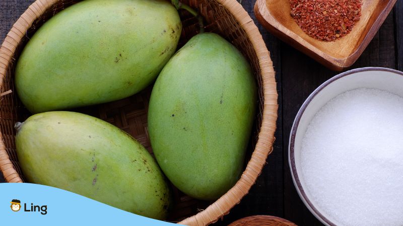 Fruits In Vietnamese Ling App Green Mangoes