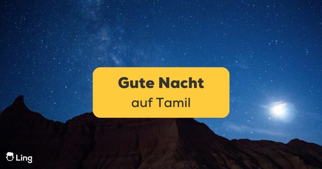 Titelbild: Gute Nacht auf Tamil