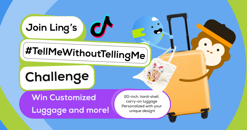 Join Ling's #TellMeWithoutTellingMe Challenge