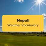 Nepali Weather Vocabulary_ling app_learn nepali_Sunny