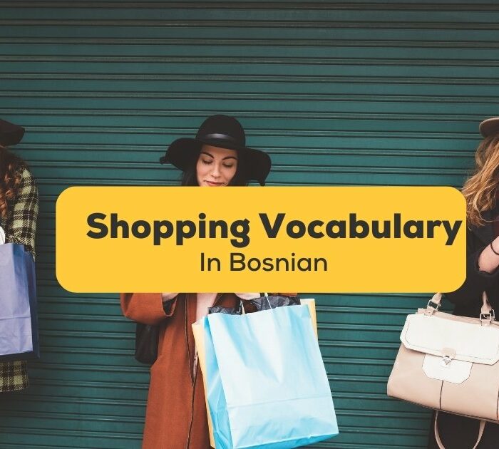 Shopping vocabulary in Bosnian