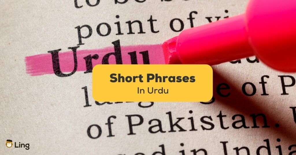 Urdu phrases