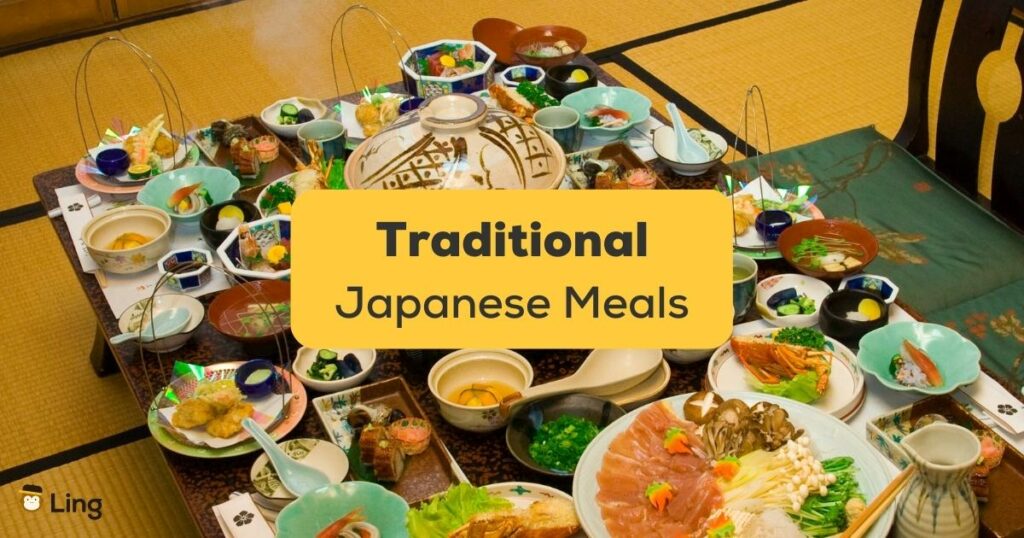 Traditional Japanese Meals-ling-app-food set