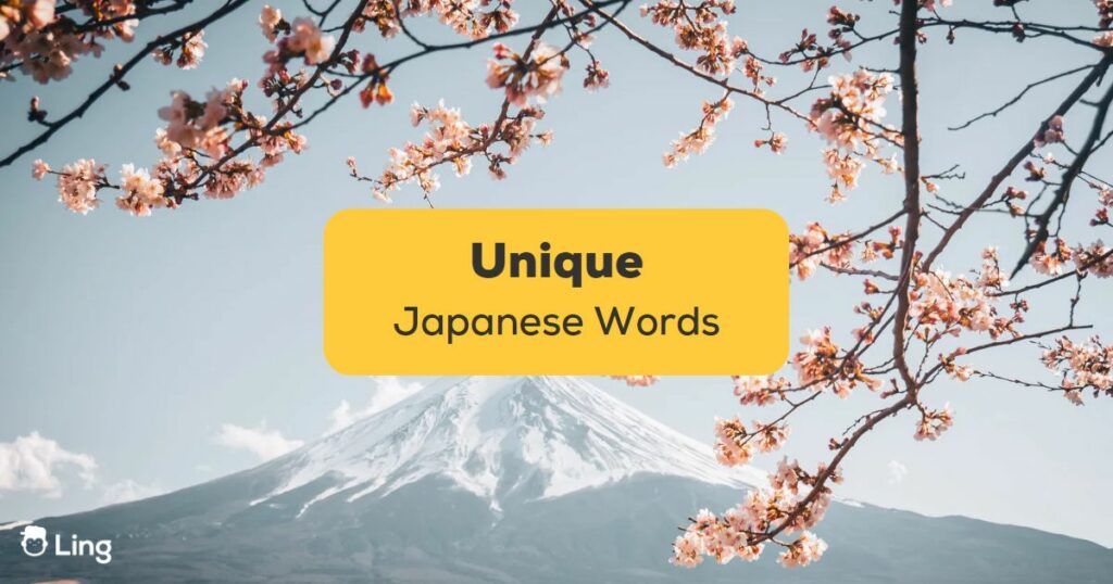 Unique Japanese Words - Ling app