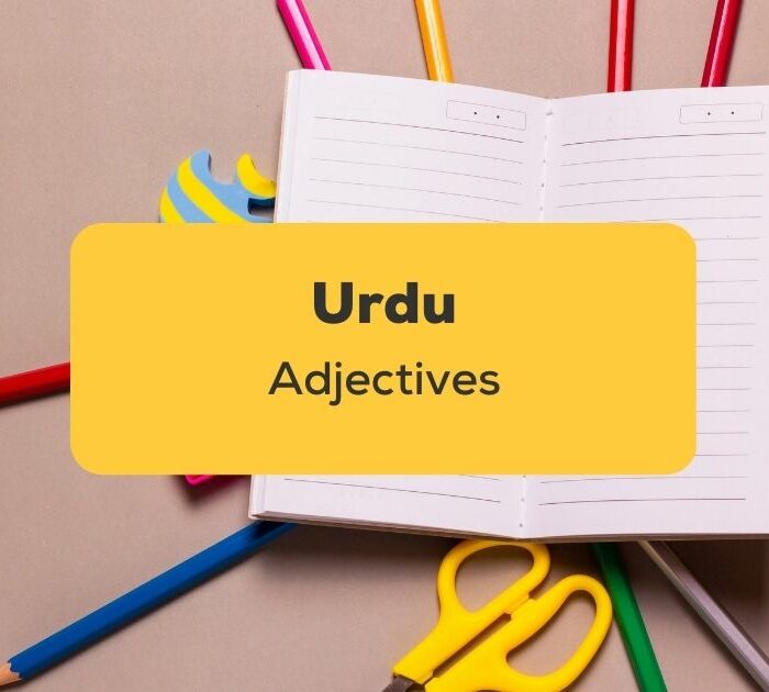Urdu Adjectives_ling app_learn urdu_Stationery