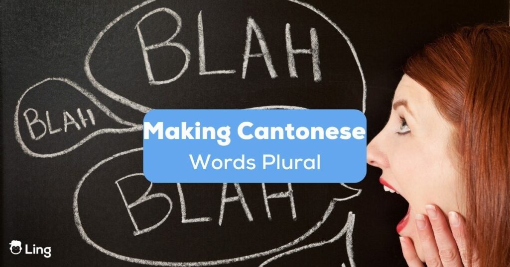 Making Cantonese words plural is important in the clarity of sentences.