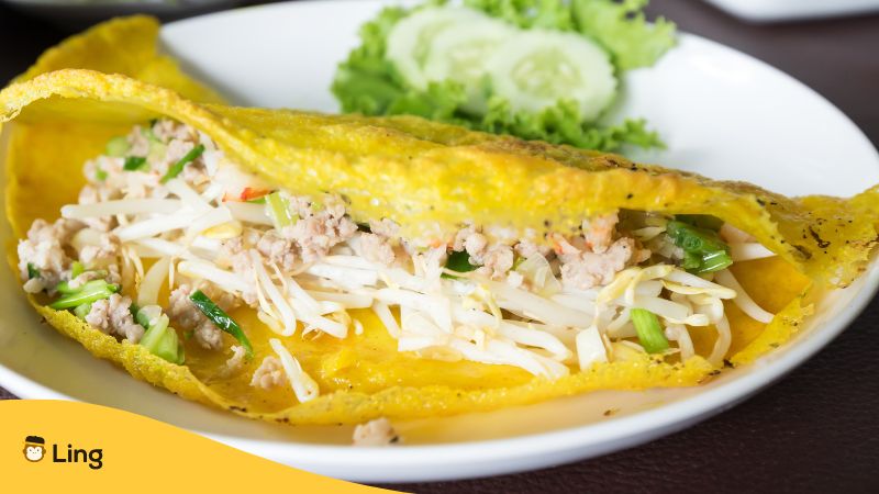 Banh xeo is a tasty treat you wouldn't want to miss!
