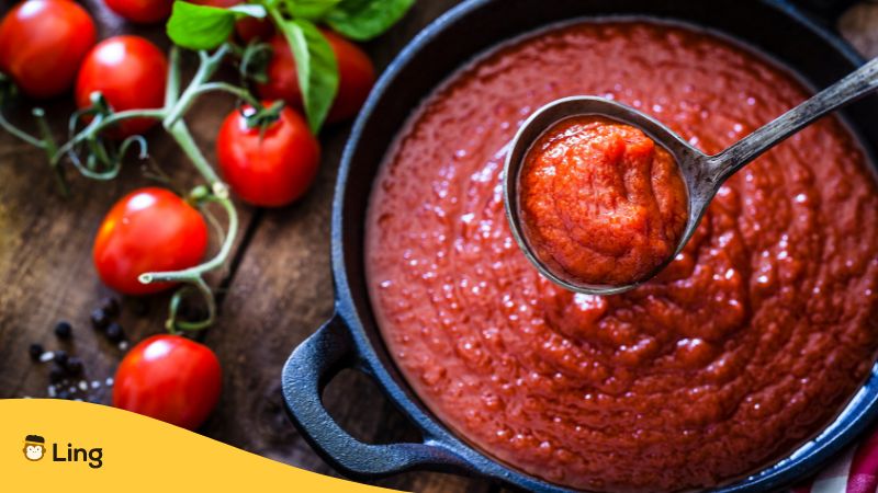 Tomato Sauce - Flavors in Turkish - Ling