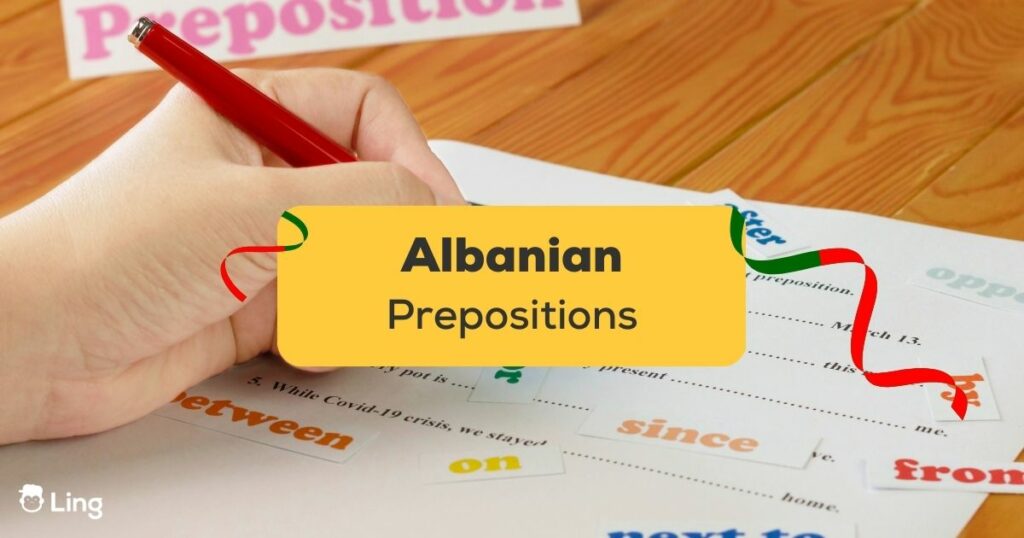 Albanian Prepositions