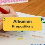 Albanian Prepositions