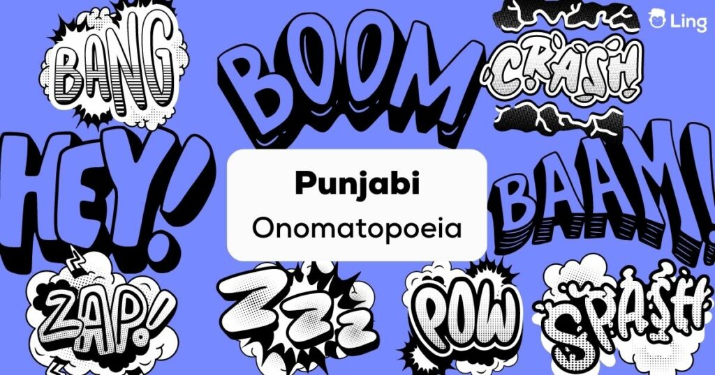 Punjabi onomatopoeia - ling app - wording