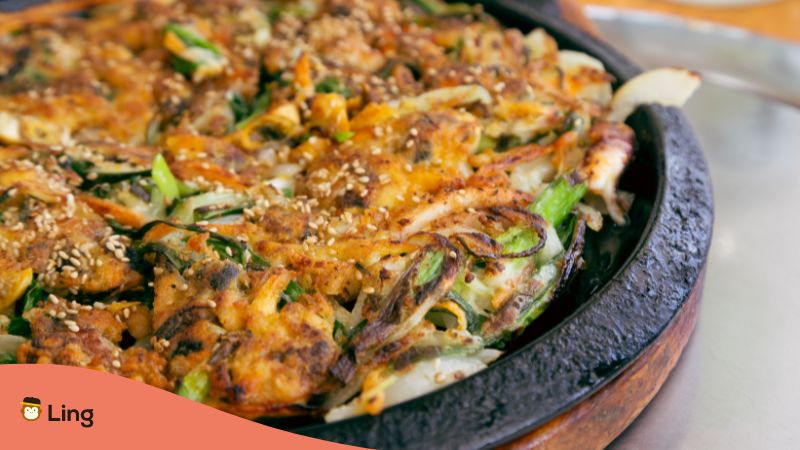 Traditional Korean Meals Ling App Haemul-pajeon