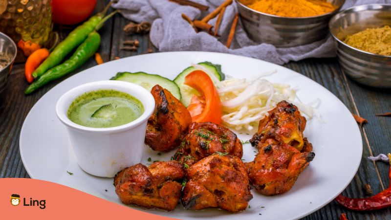 Traditional Urdu Meals (Chicken Tikka) Ling App