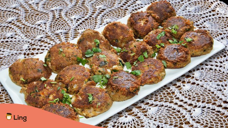 Traditional Urdu Meals (Gola Kabab) Ling App