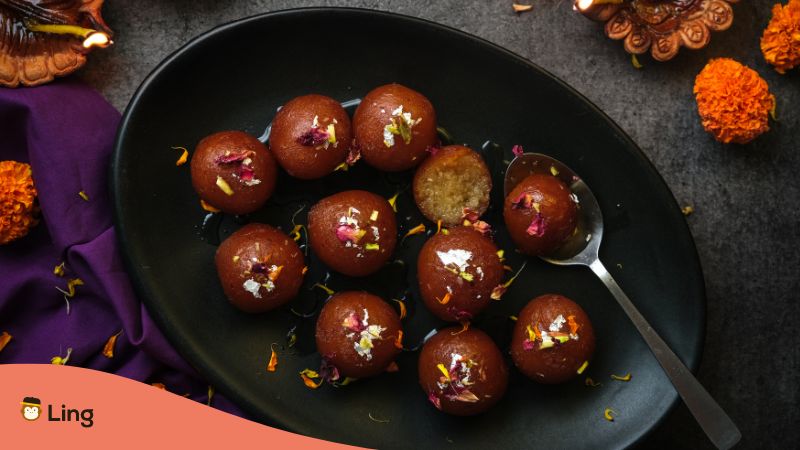 Traditional Urdu Meals (Gulab Jamun) Ling App