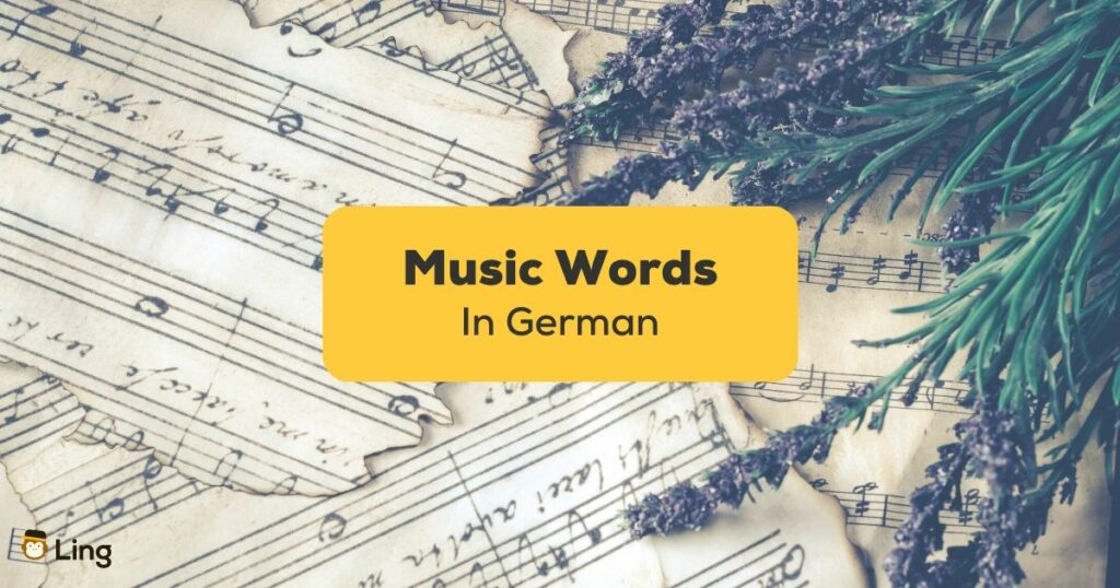 77+ Easy Words About Music In German
