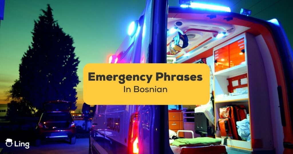 Bosnian phrases for emergency - ling app