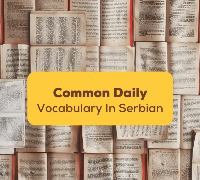 common daily vocabulary in serbian