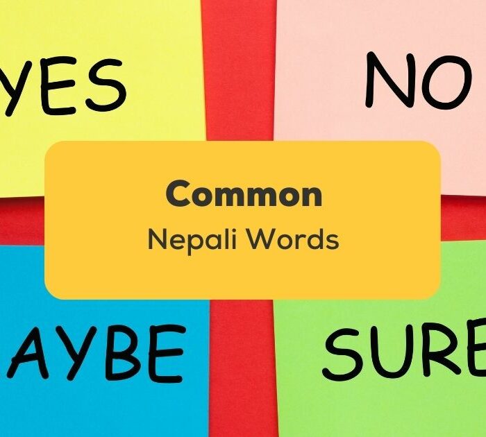 Common Nepali Words_ling app_learn nepali_Yes No Maybe Sure
