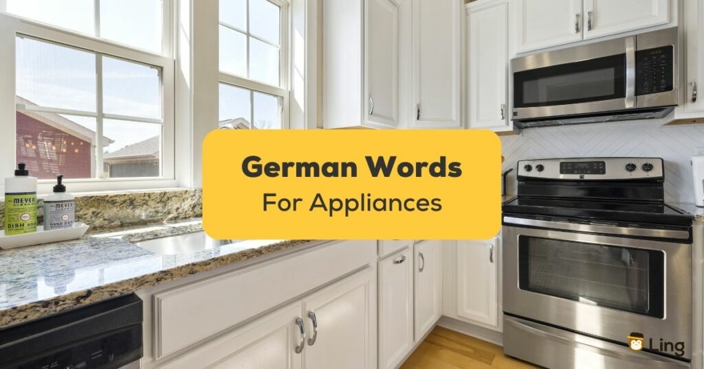 German Words For Appliances