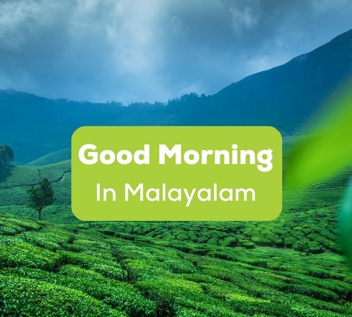 good morning in Malayalam