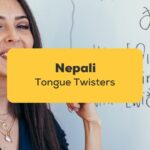 Nepali Tongue Twisters_ling app_learn nepali_Woman Pronouncing Words