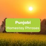 Punjabi homestay phrases