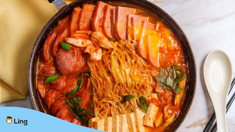 Spicy Food in Korea (Army Stew) Ling App