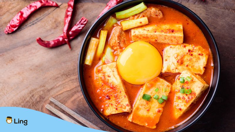 Spicy Food in Korea (Kimchi Stew) Ling App