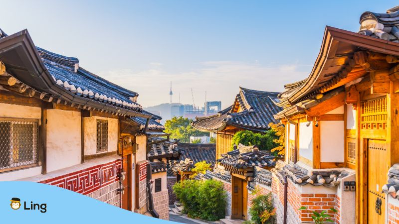 Stunning Places in South Korea (Bukchon Hanok Village)- Ling App