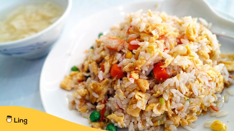 Traditional Chinese Meals Ling App Fried Rice