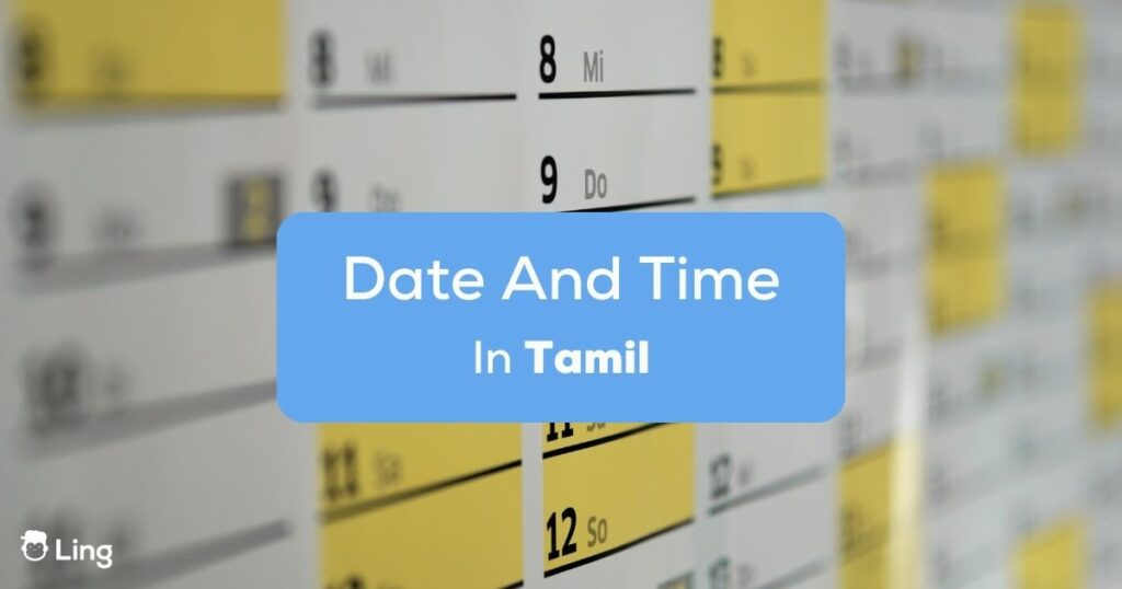 date and time in tamil ling app