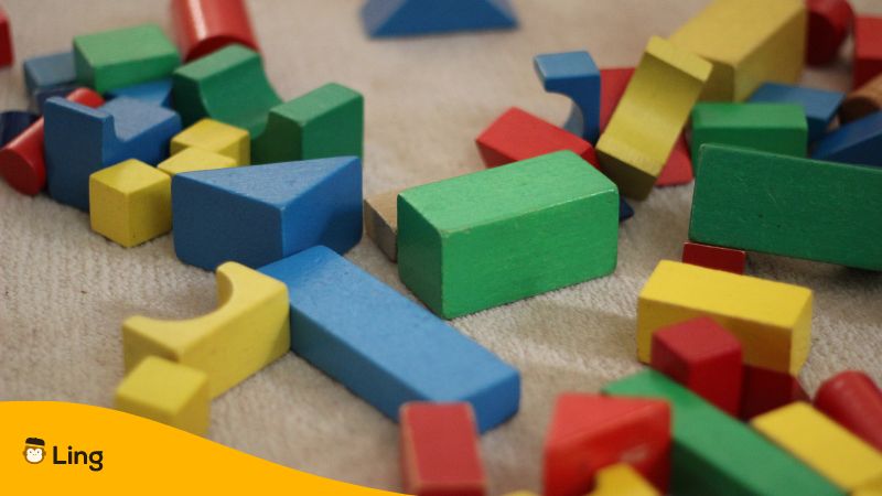 Blocks are the first way you learn shapes