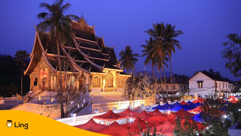 Luang Prabang city in Laos Ling App