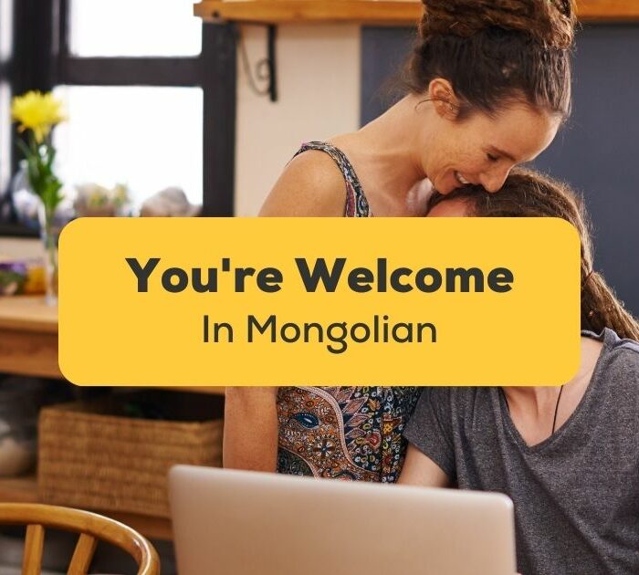 You're welcome in Mongolian Ling App