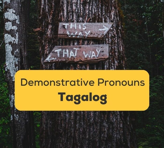 Demonstrative Tagalog Pronouns